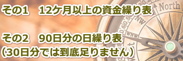 事業再生に必要な資金管理のツール"